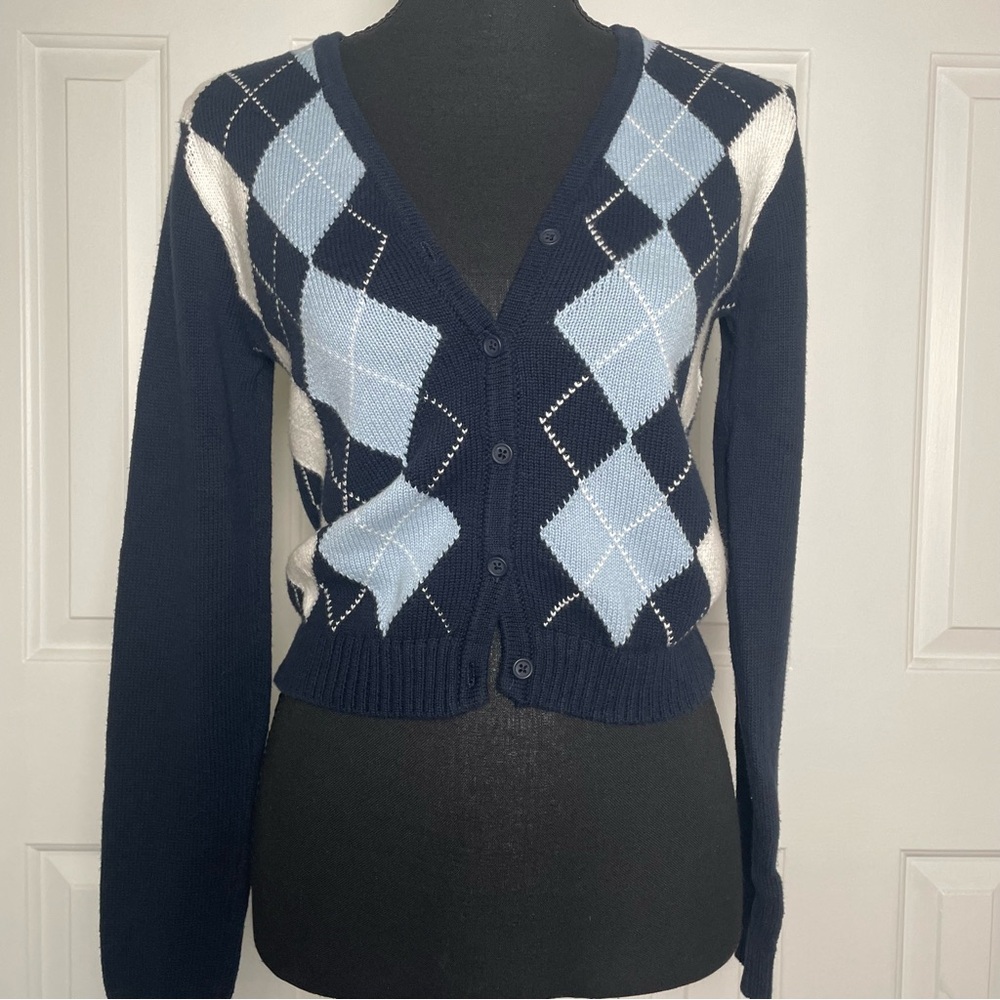 Brandy Melville argyle sweater